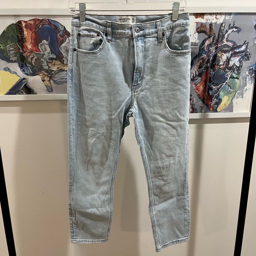 Abercrombie & Fitch The Skinny High Rise Jeans Extra Short